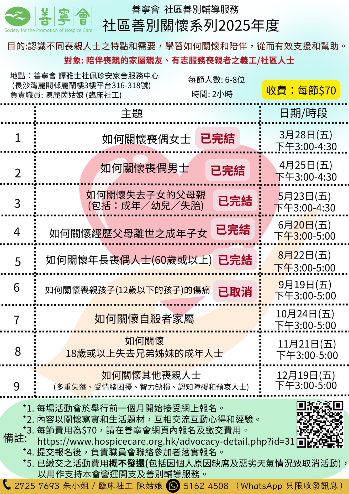 社區善別關懷系列2025年度